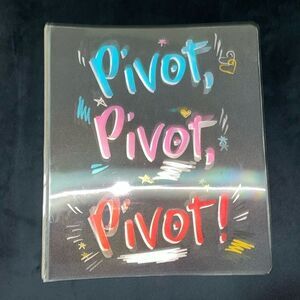 F•R•I•E•N•D•S tv series high school college black binder from “pivot” episode